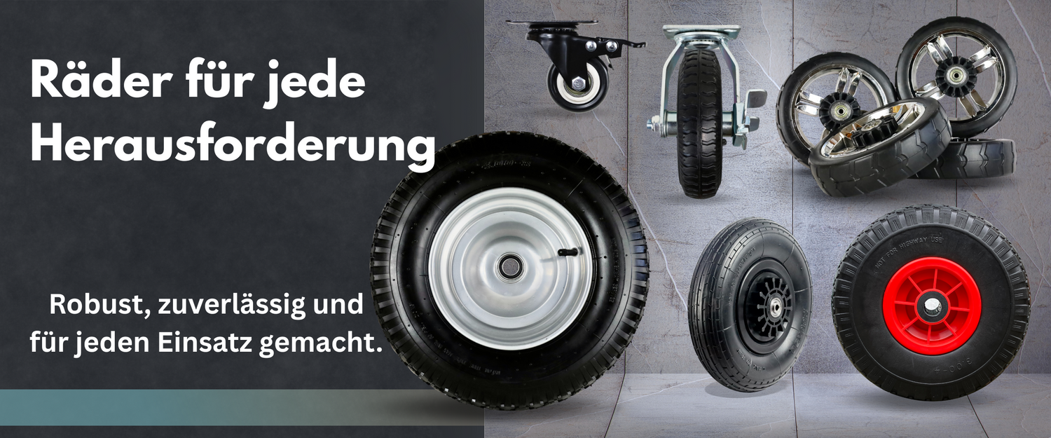 Banner Frosal Räder für jede Herausforderung - Robust, zuverlässig und für jeden Einsatz gemacht