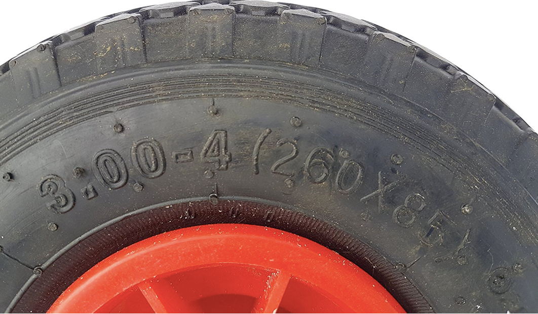 FROSAL Ersatzrad - PU Rad Nabe 25mm/75mm für Bollerwagen oder Sackkarre pannensicher