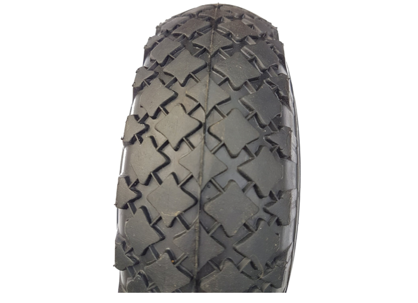 FROSAL Ersatzrad mit Achsstopfen - PU Rad Nabe 25mm/75mm für Bollerwagen oder Sackkarre pannensicher