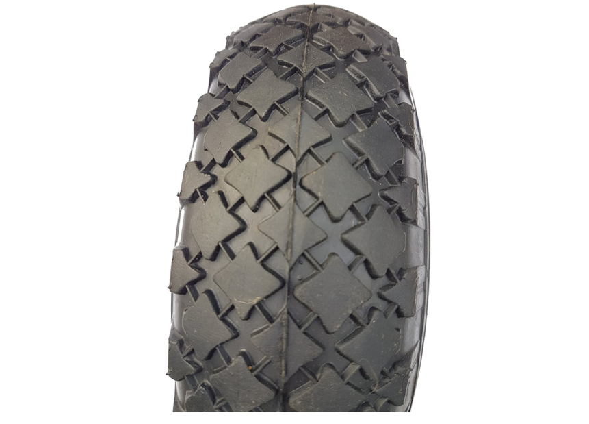 FROSAL Ersatzrad Luftreifen Nabe 25mm/75mm - Rad für Bollerwagen oder Sackkarre mit Achsstopfen