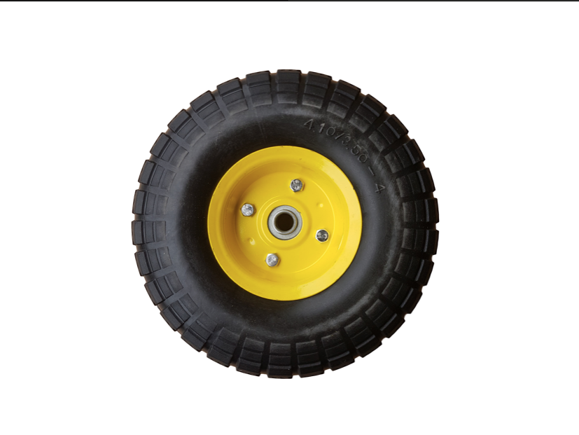 FROSAL Ersatzrad Transportwagen pannensicher 16 mm Achse Gelb 4.10 / 3,50
