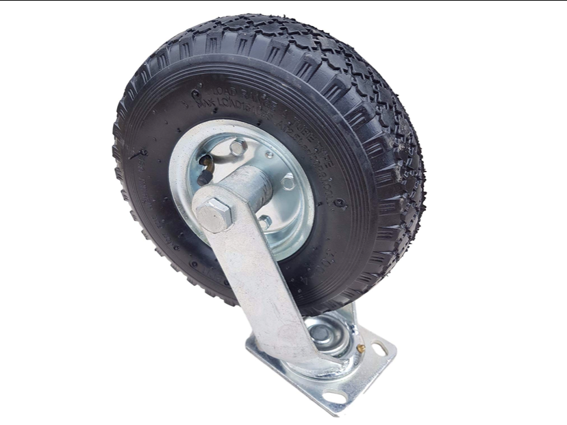 2 x FROSAL fixed castors + 2 x swivel castors set Ø 260 x 85 mm | 3.00-4 wheel as a 4-piece set | pneumatic wheel