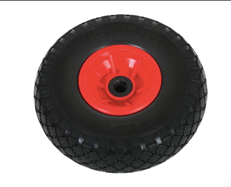 FROSAL Ersatzrad - PU Rad Nabe 20mm/60mm für Bollerwagen oder Sackkarre pannensicher
