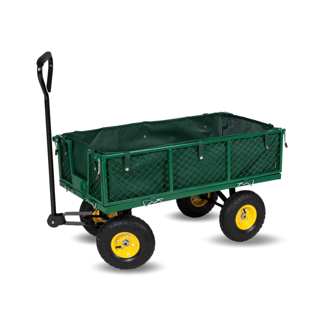 FROSAL Transportwagen Phil - Gartenwagen Luftreifen & Transportkarre klappbar