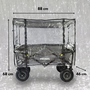 FRSAL Regenverdeck für Bollerwagen Nick Regenschutz