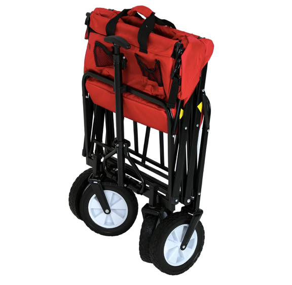 FROSAL Lars foldable handcart with roof