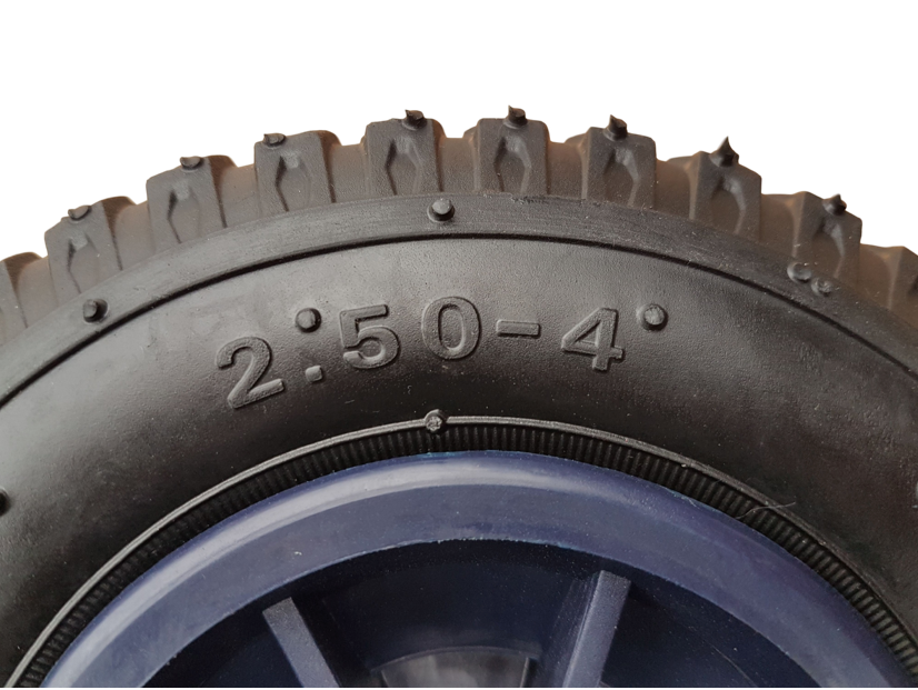 FROSAL spare wheel handcart Nick and Bel Sol blue pneumatic tires wheel