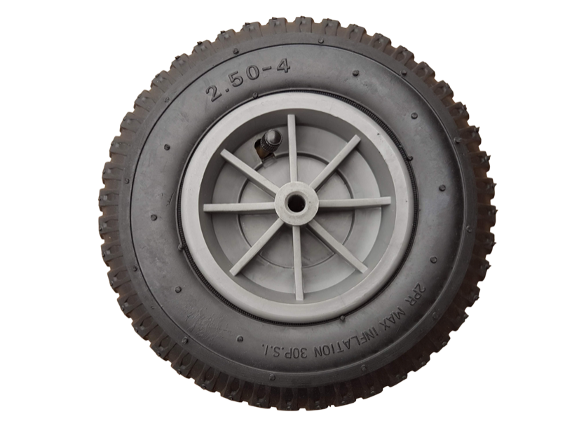 FROSAL spare wheel handcart Nick and Bel Sol grey pneumatic tyres wheel