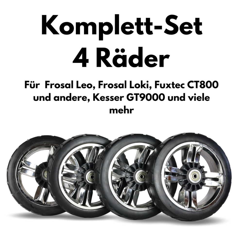 FROSAL Set mit 4 Rädern Bollerwagen Leo & Loki Fuxtec Kesser