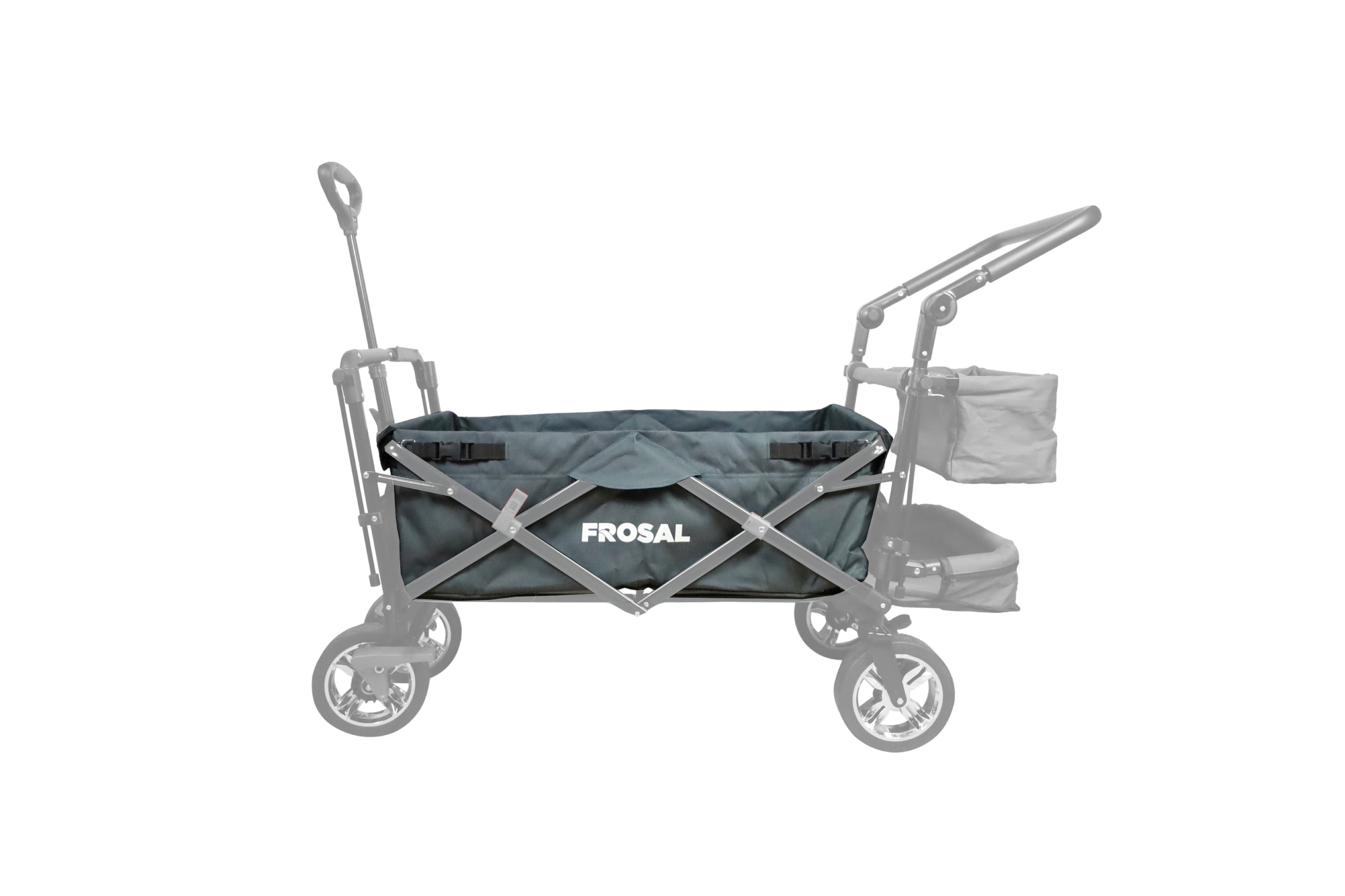 Fabric cover FROSAL handcart Leo in grey