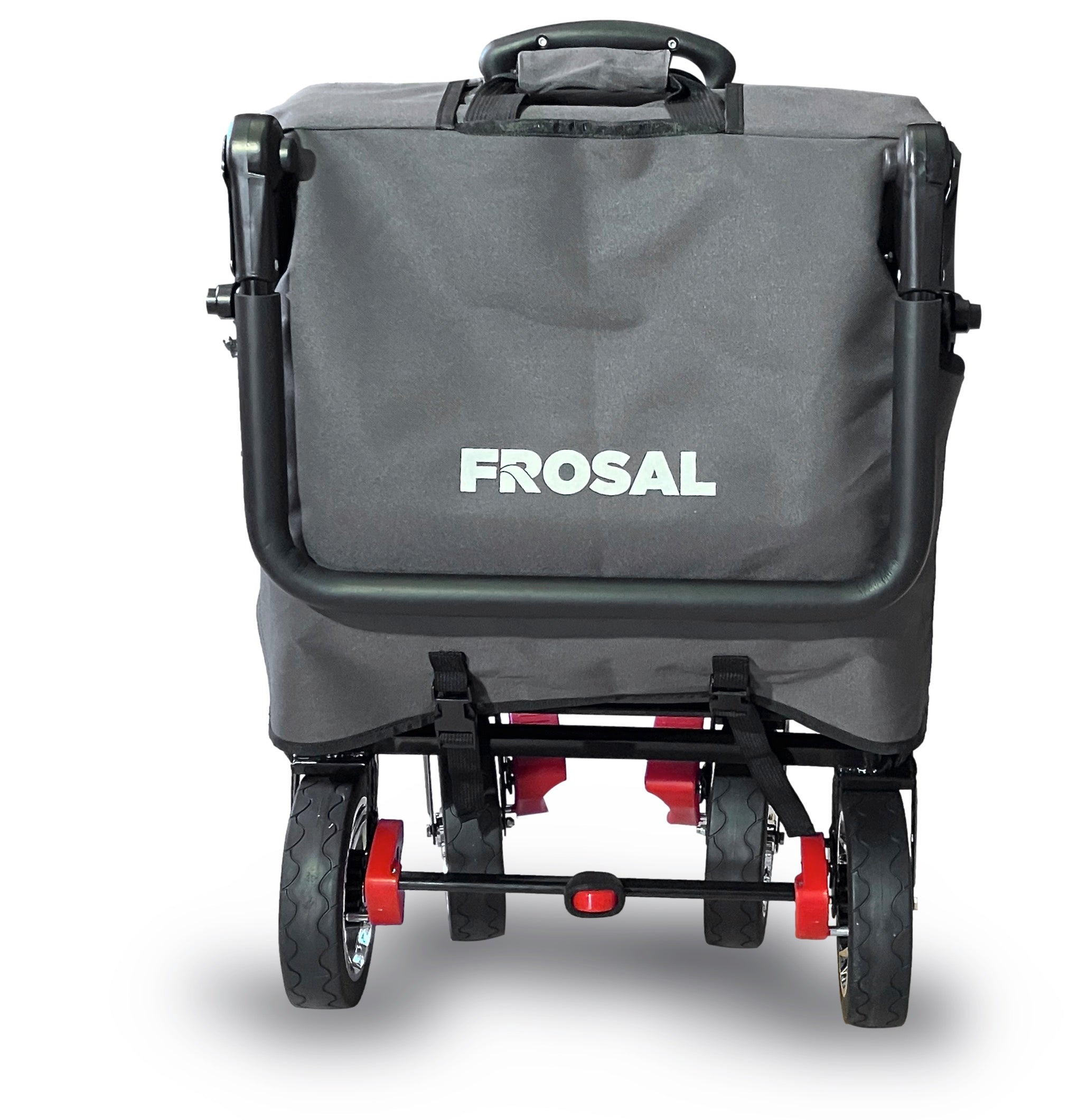 FROSAL handcart Leo grey including rain cover