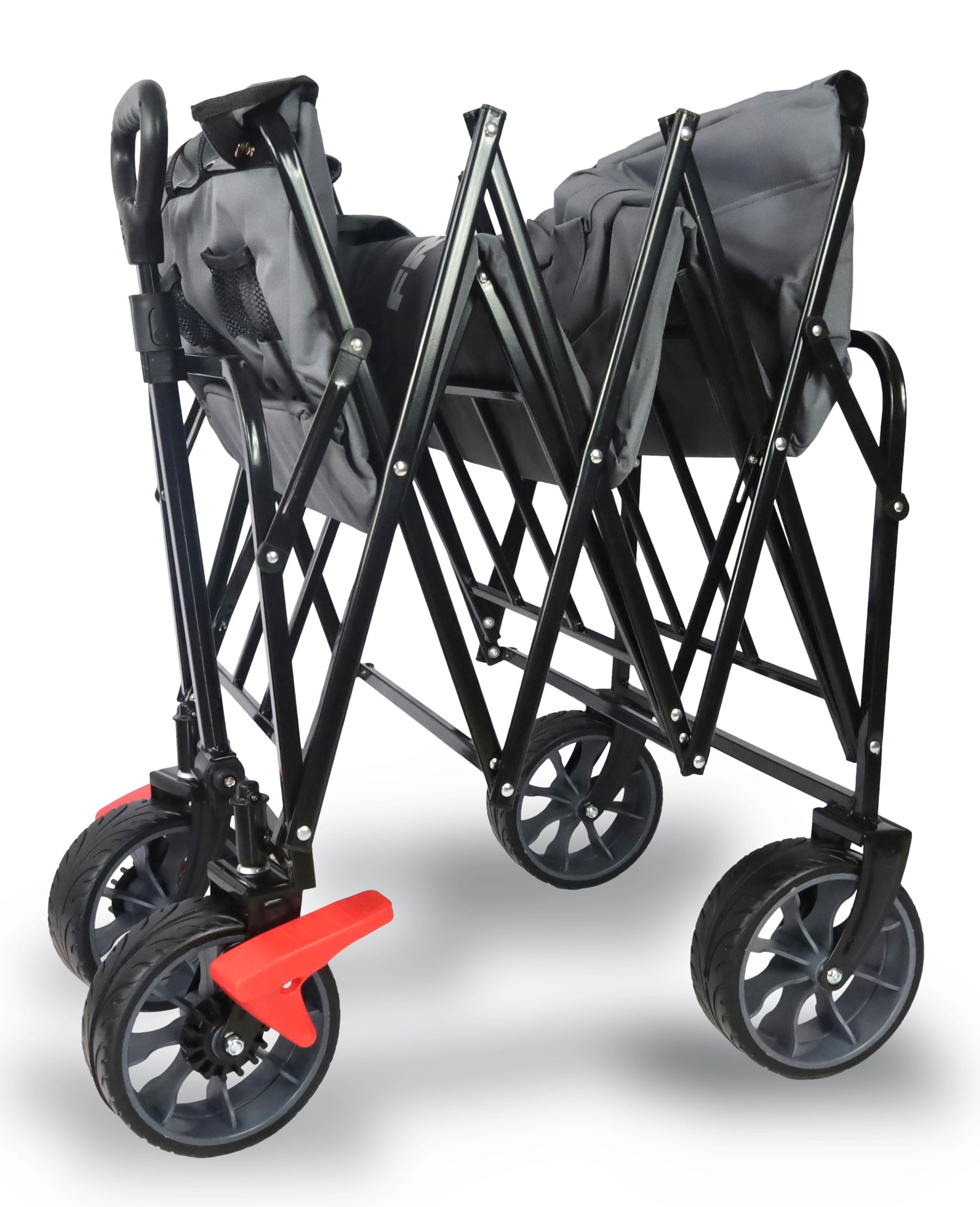 FROSAL handcart Oskar foldable XXL grey large &amp; long