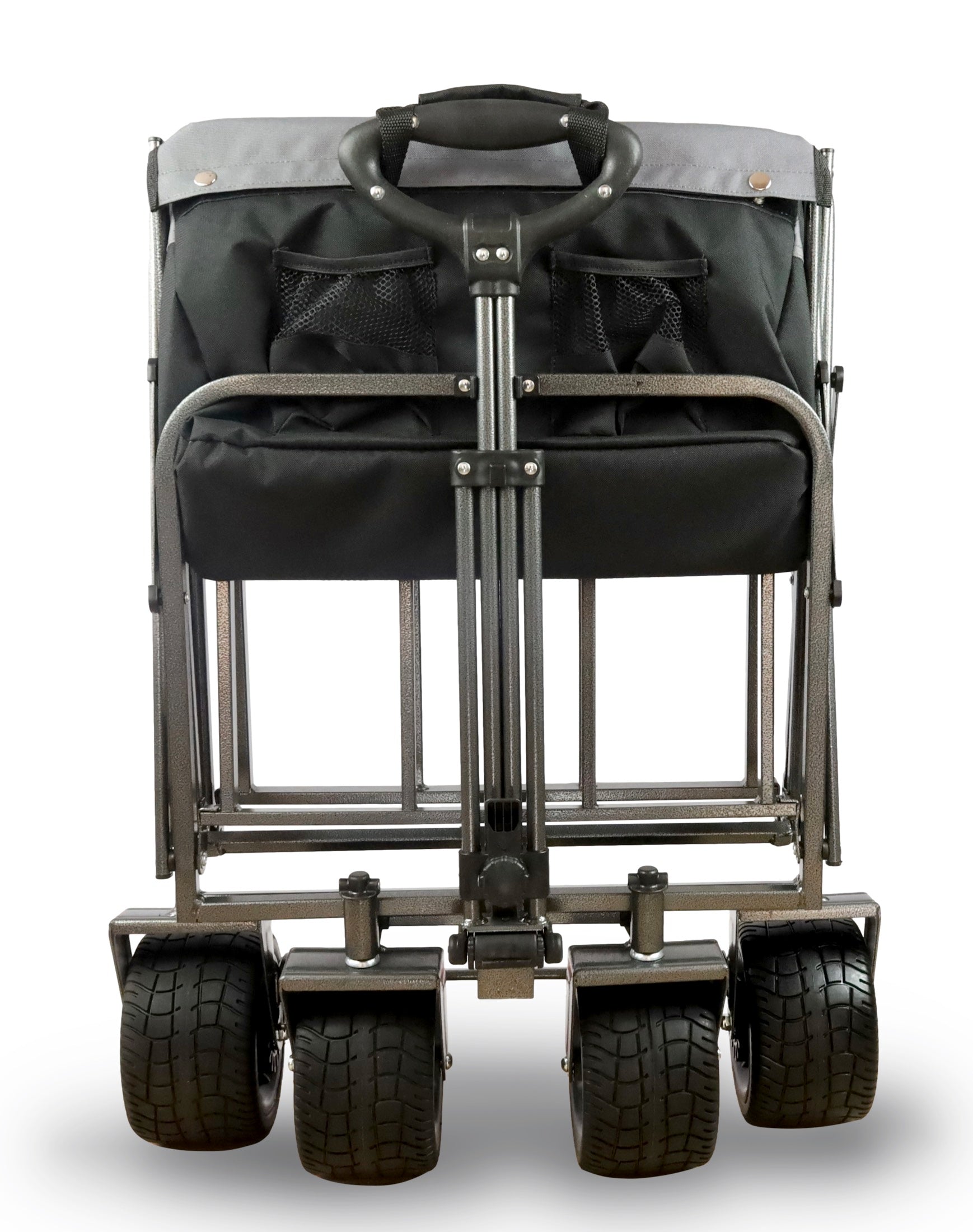 FROSAL Alex foldable handcart in black/grey beach cart