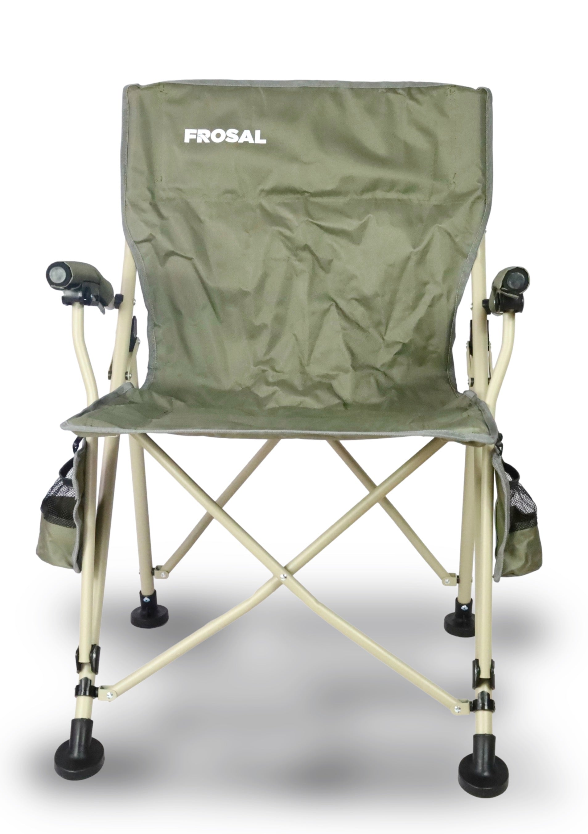 FROSAL Angelstuhl Aron – Klappbarer Camping- & Anglerstuhl