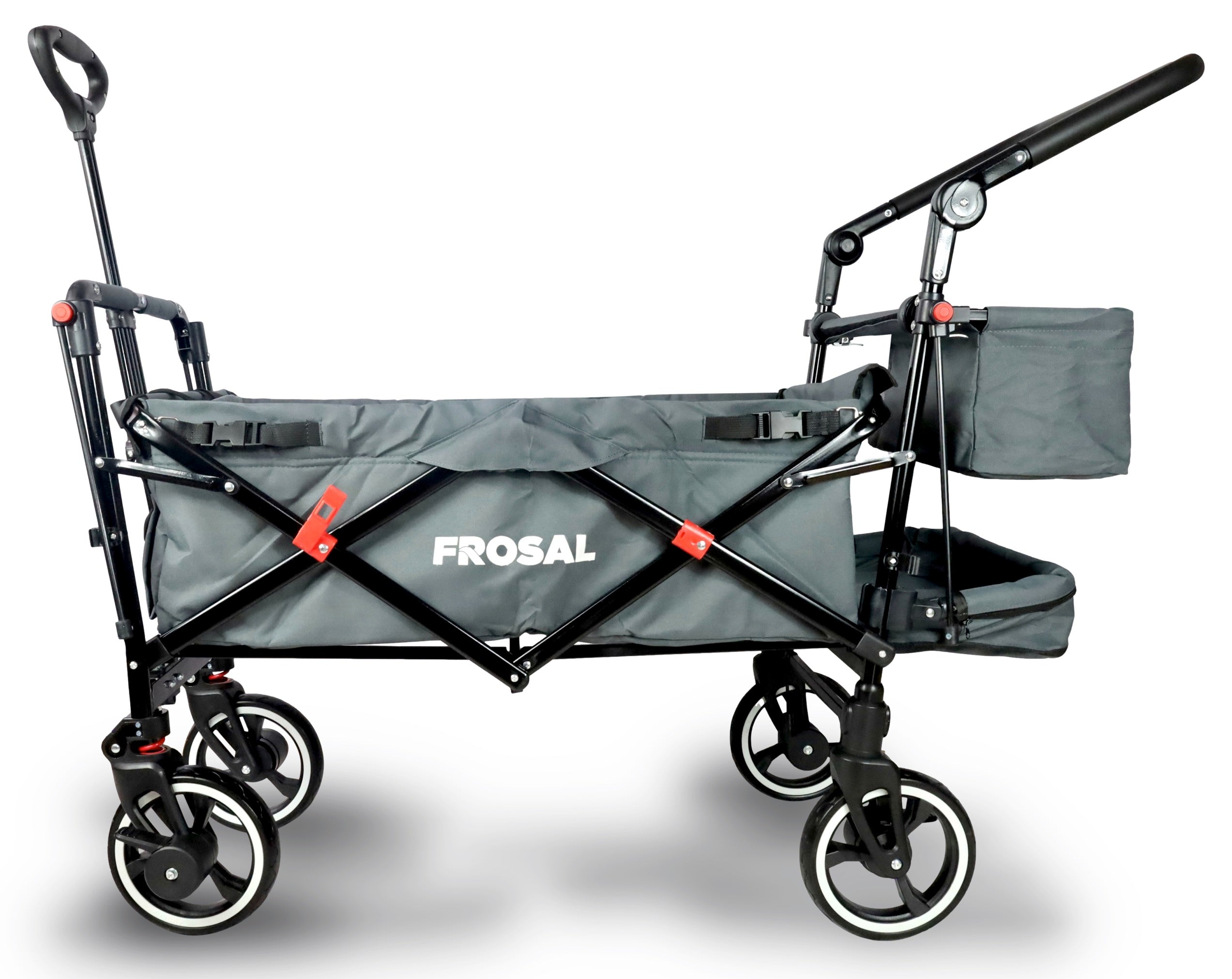 FROSAL handcart Paul foldable grey premium handcart for children