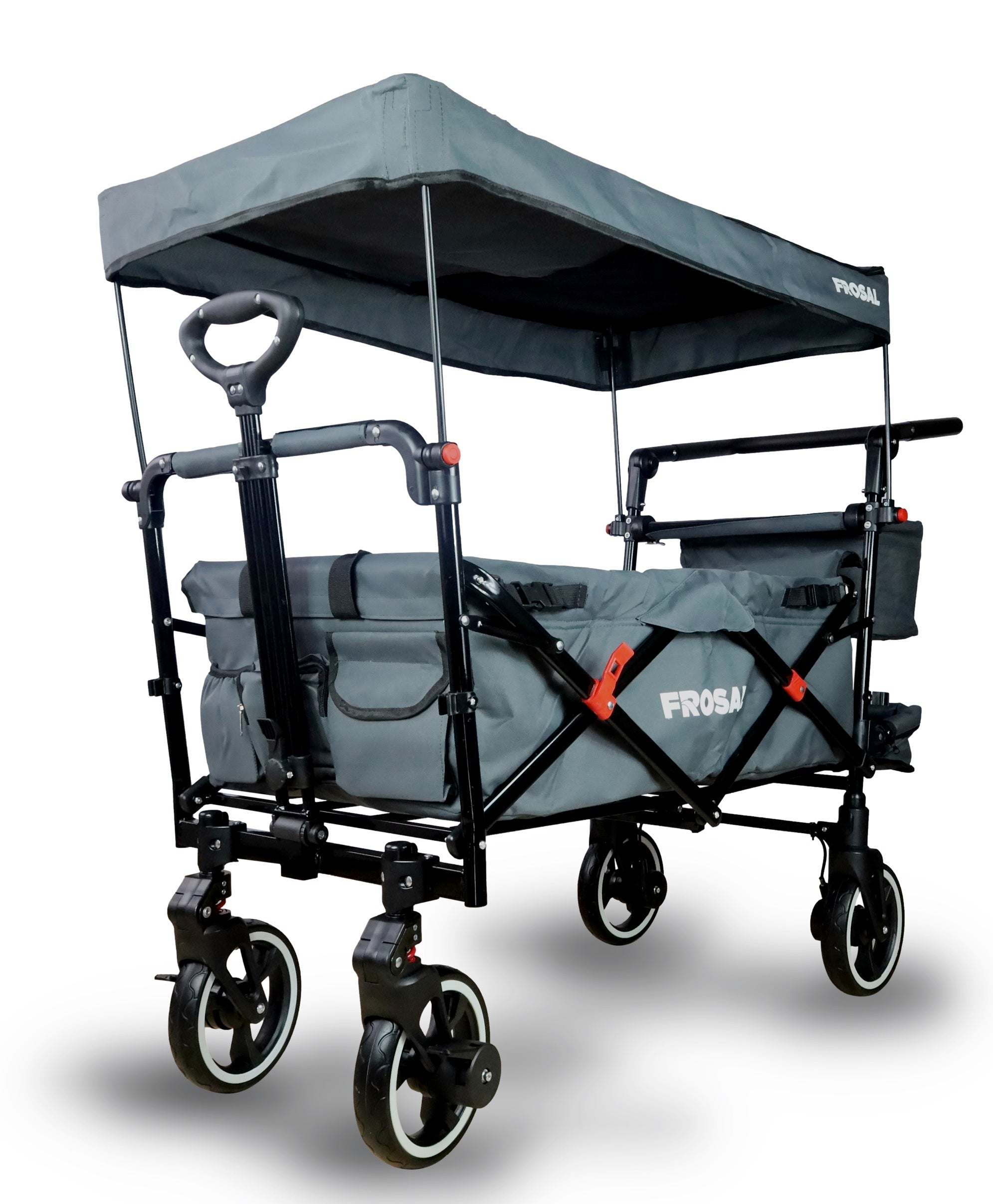 FROSAL handcart Paul foldable grey premium handcart for children