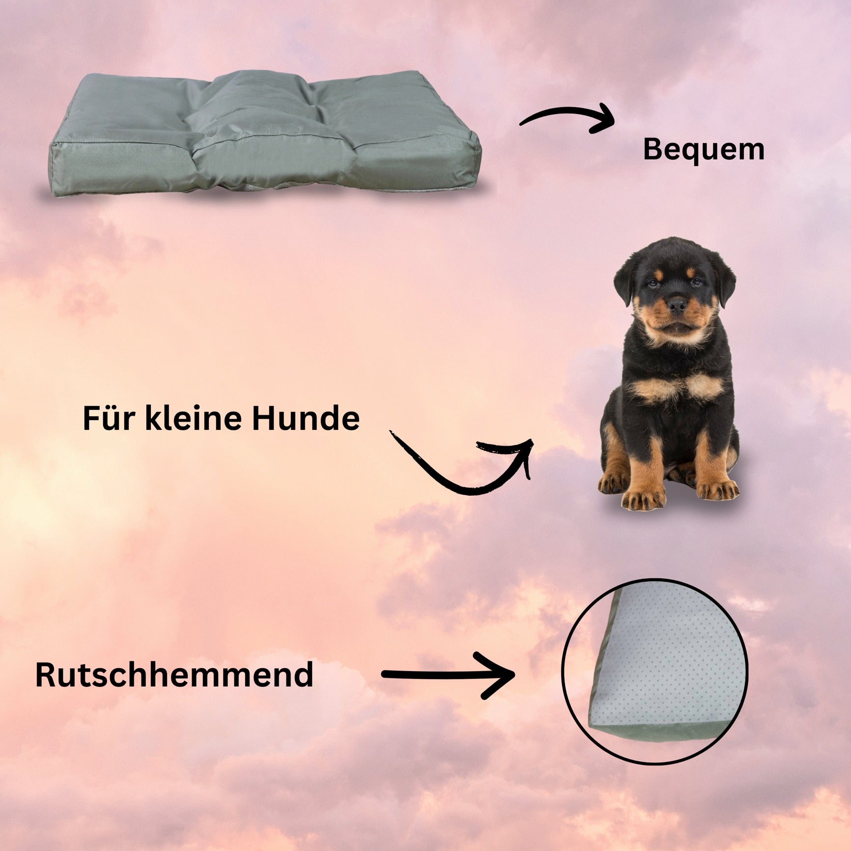 Hundekissen Größe M