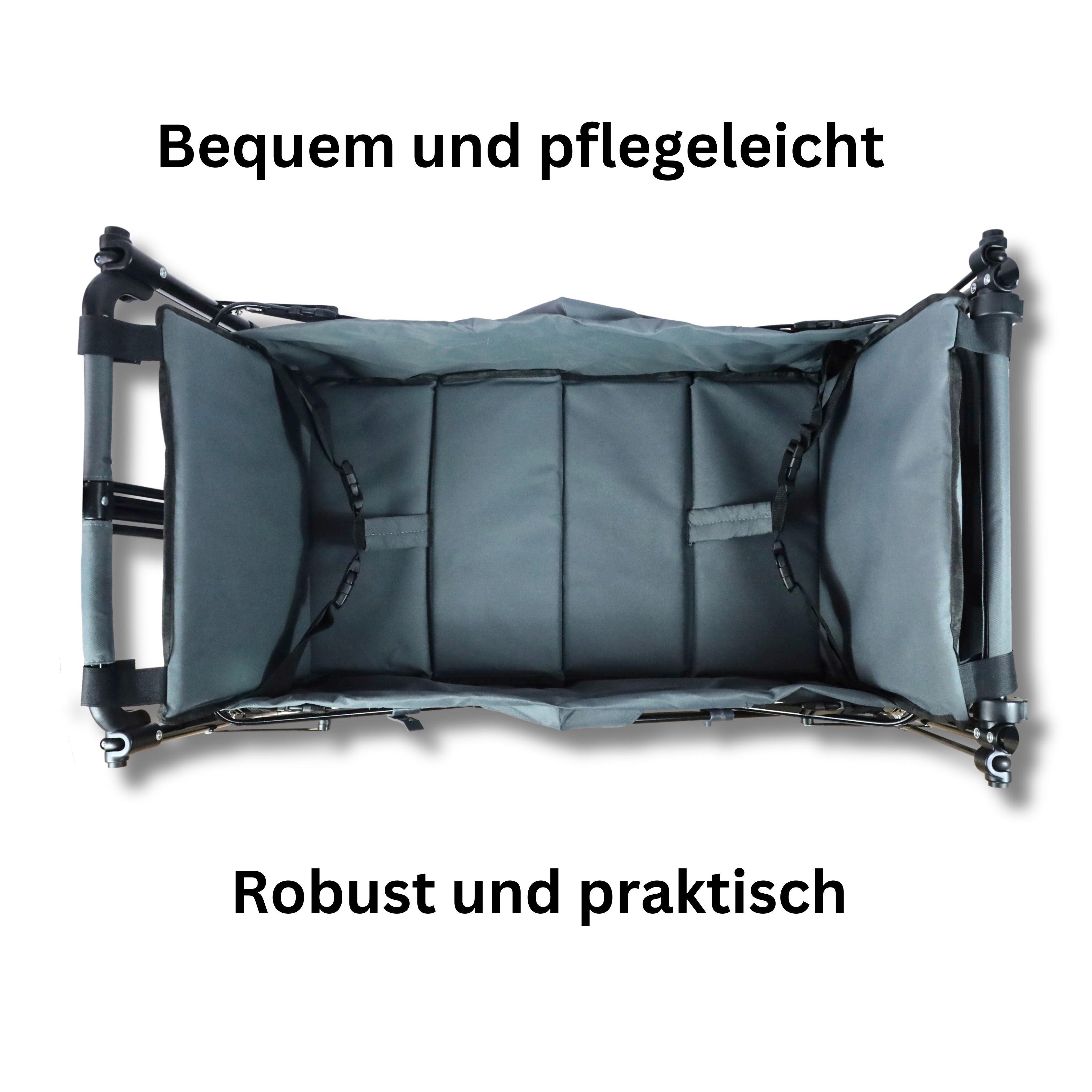 FROSAL Bollerwagenmatte Matte Bollerwagen Leo, Loki und Paul Polster