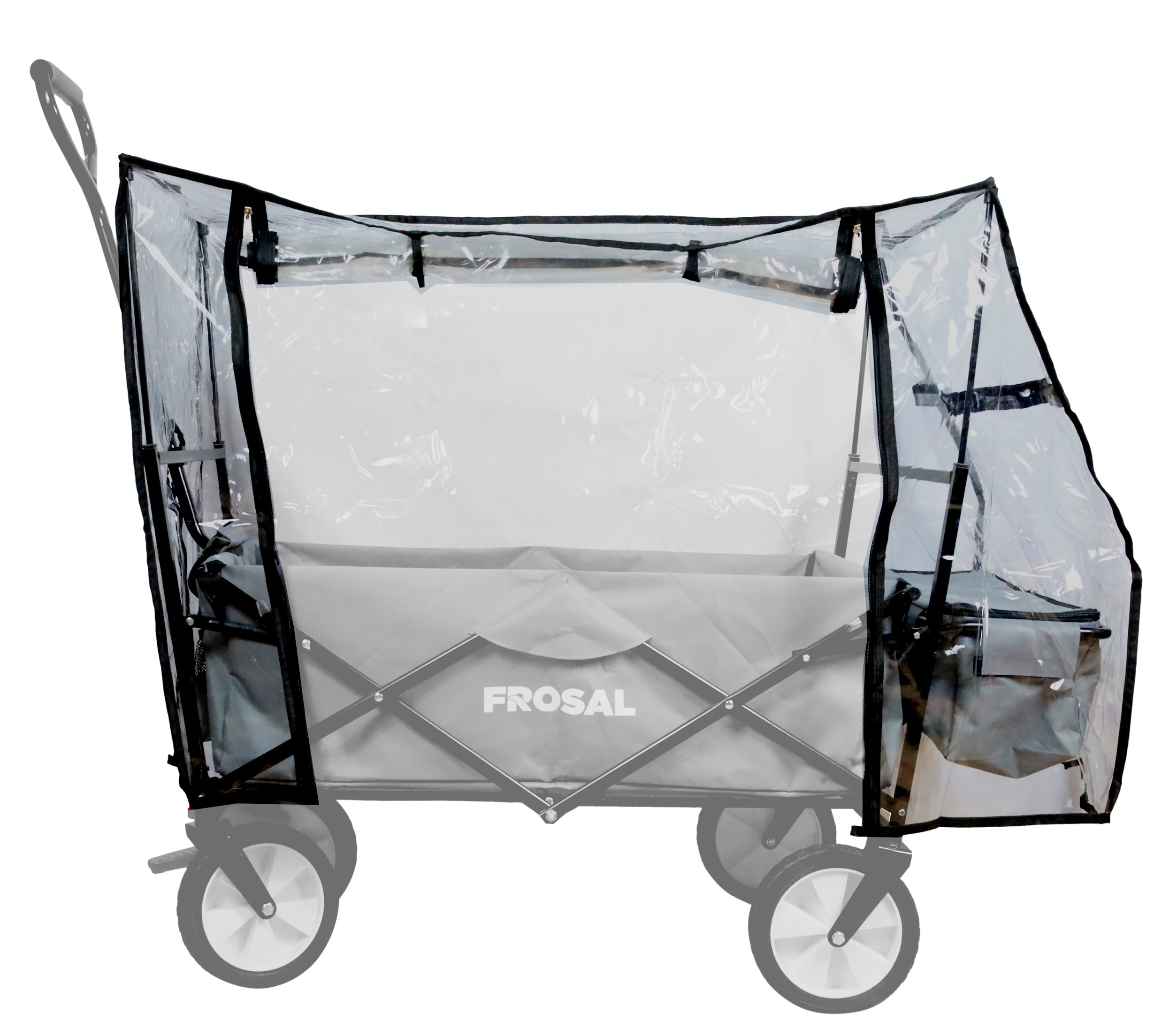 FROSAL Regenverdeck Bollerwagen Max Regenschutz
