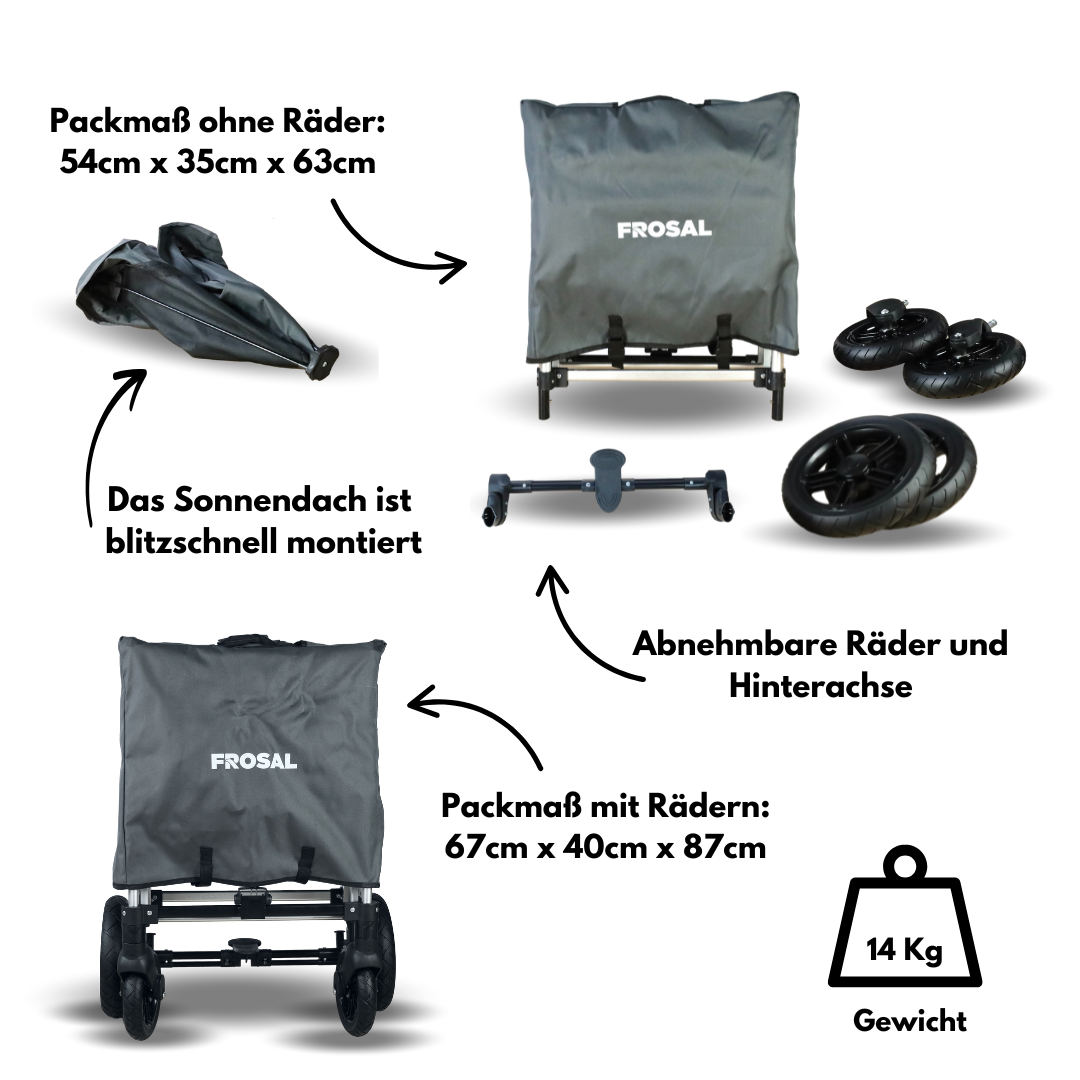 FROSAL VICTOR foldable handcart for children