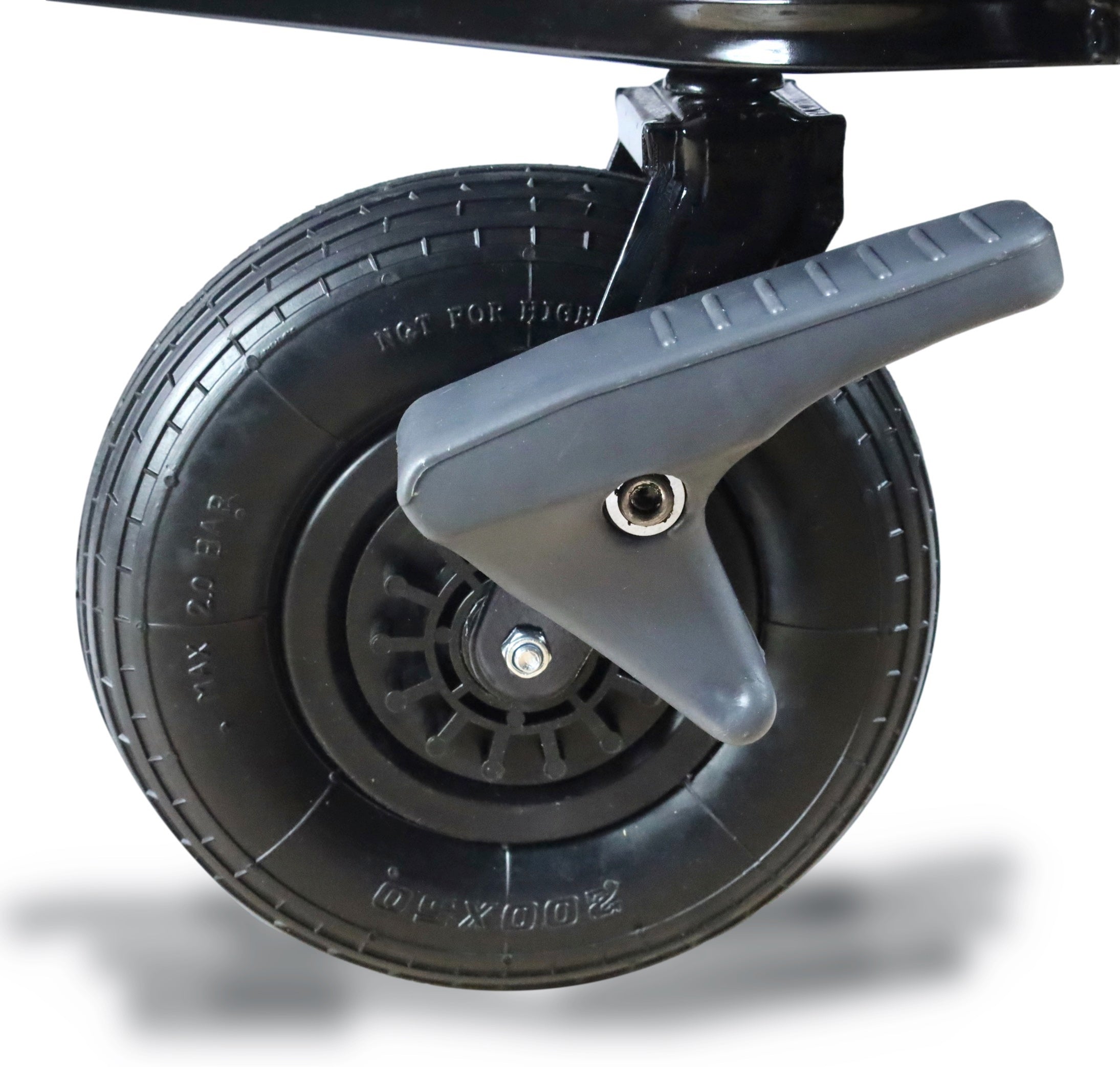 FROSAL Foldable handcart Loki black/grey with pneumatic tires