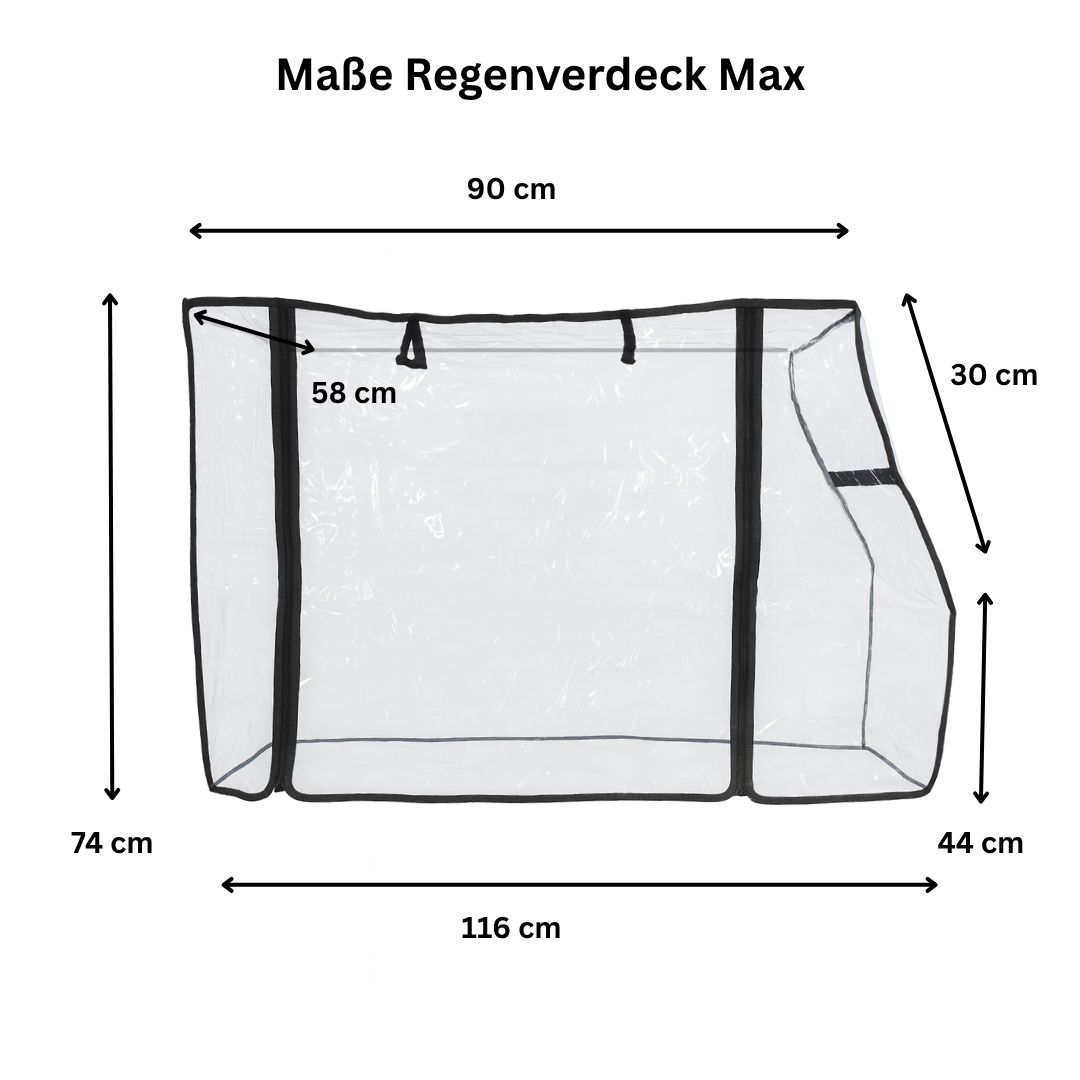 FROSAL Regenverdeck Bollerwagen Max Regenschutz